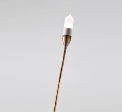 Lampadaire d'extérieur, mini mini, laiton bruni clair, H100cm, IP55 - LED, 2700K, 85lm - Zava