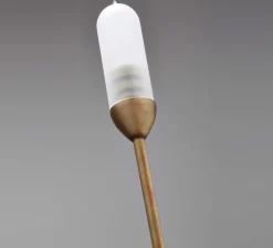 Lampadaire d'extérieur, mini mini, laiton bruni clair, H200cm, L24cm IP55 - LED, 2700K, 85lm - Zava