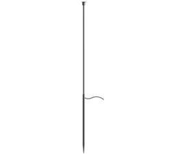 Lampadaire d'extérieur, Minuit, noir, IP65, LED, 3000K, 157 lm, Ø5cm, H60cm - Karman
