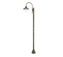 Lampadaire d'extérieur, Patio 1761, cuivre, IP44, L30cm, H270cm - Moretti Luce