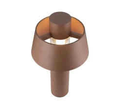 Lampadaire d'extérieur, Photoni 45, rouille, IP65, Ø25cm, H45cm - SLV