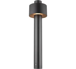 Lampadaire d'extérieur, Photoni , noir, IP65, Ø22,4cm, H75cm - SLV