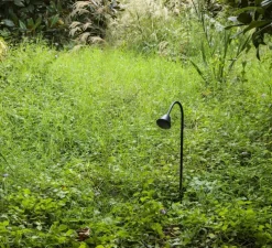 Lampadaire d'extérieur sur piquet, borne, Lily 300, noir, IP65, LED, 2700K, 154 lm, Ø8,5cm, H30cm - Faro
