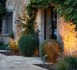 Lampadaire d'extérieur, Tik p-4097X, vert pâle, IP65, LED, 3000K, 763 lm, L10cm, H36,9cm - Estiluz