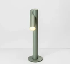 Lampadaire d'extérieur, Tik p-4096X, vert pâle, IP65, LED, 3000K, 763 lm, Ø3,5cm, H34cm - Estiluz