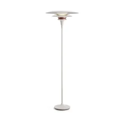Lampadaire, Diablo, blanc et rose gold, Ø50cm, H149,3cm - Belid