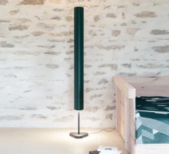 Lampadaire, Emi, vert foncé, LED, dim, 3000K, 3309 lm, L25,5cm, H170cm - Flos