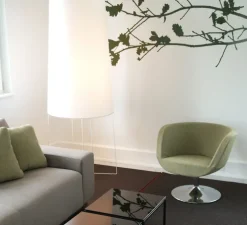 Lampadaire, Fatsophie, blanc, dim, H198cm - Fraumaier