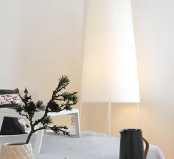 Lampadaire, Fatsophie, blanc, dim, H198cm - Fraumaier