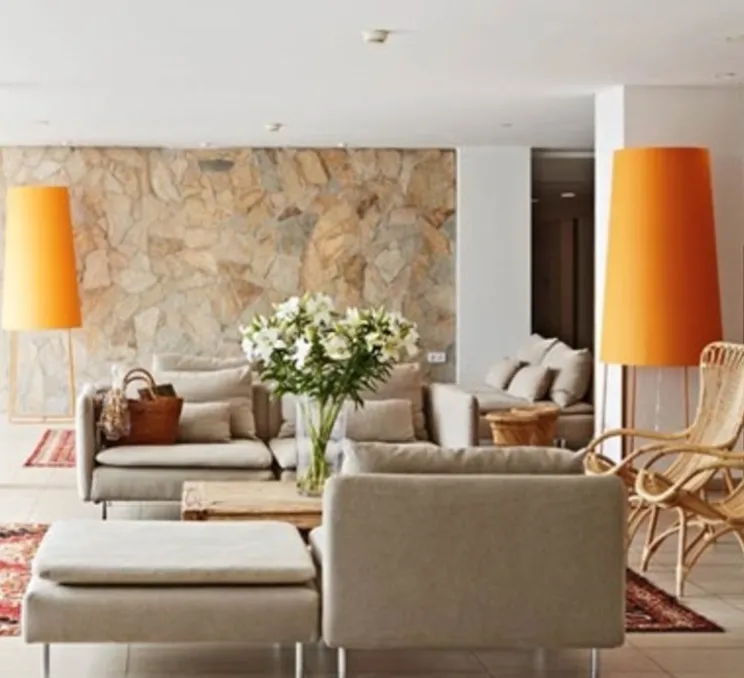 Lampadaire, Fatsophie, orange, DIM, H198cm - Fraumaier