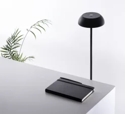 Lampadaire, Float, noir, IP55, LED, 2700K, 200lm, Ø13,5cm, H117,7cm - Axolight