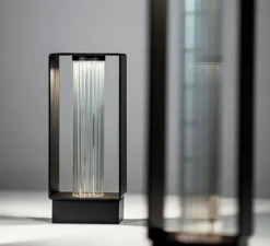 Lampadaire, Frame P-4055X, noir, IP65, LED, 2700K, 725 lm, L11,4cm, H26,3cm - Estiluz