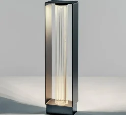 Lampadaire, Frame P-4056X, noir, IP65, LED, 2700K, 725 lm, L11,4cm, H43,5cm - Estiluz