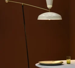 Lampadaire, G1 Guariche Large, craie, L115cm, H175cm - Sammode