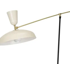 Lampadaire, G1 Guariche Large, craie, L115cm, H175cm - Sammode