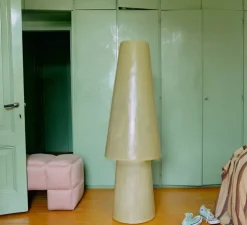 Lampadaire, Glassfiber, vert pâle, Ø51.5cm, H160cm - HKLIVING