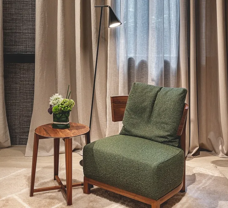 Lampadaire, Gordon, 561.61, noir mat, noir chromé, IP40, L24cm, H141cm - Tooy