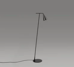 Lampadaire, Gordon, 561.61, noir mat, noir chromé, IP40, L24cm, H141cm - Tooy