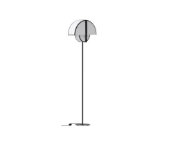 Lampadaire, Grand Arto, Blanc bordures noires, L40cm, H156cm - DesignHeure