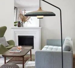 Lampadaire, Grass, bleu, L120cm, H180cm - Forestier