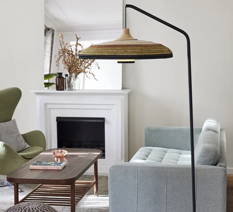 Lampadaire, Grass, vert, L120cm, H180cm - Forestier