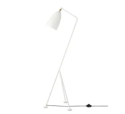 Lampadaire, Gräshoppa, blanc, L39cm, H132cm - Gubi