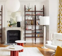 Lampadaire, Guimauve, crème, Ø47cm, H170cm - Cosin