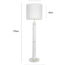 Lampadaire, Guimauve, crème, Ø47cm, H170cm - Cosin