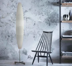 Lampadaire, Havana, blanc et aluminium, Ø23cm, H172cm - Foscarini