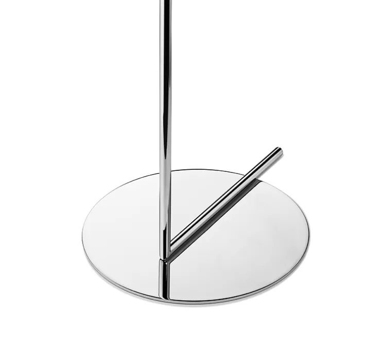 Lampadaire, IC Lights Floor 1, opalin et chrome, Ø27,5cm, H135cm - Flos
