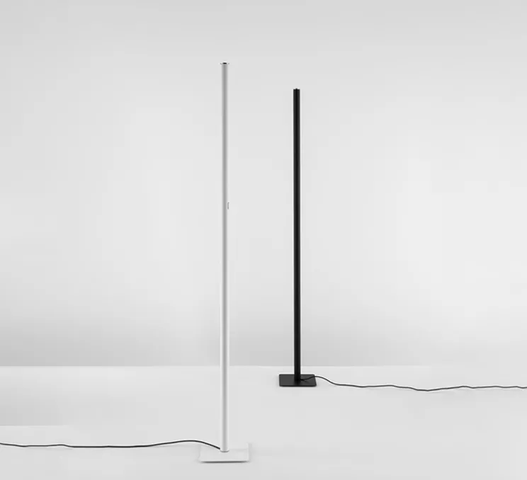 Lampadaire, Ilio Mini, noir, LED, 2700K, 2500lm, Ø22cm, H175cm - Artemide