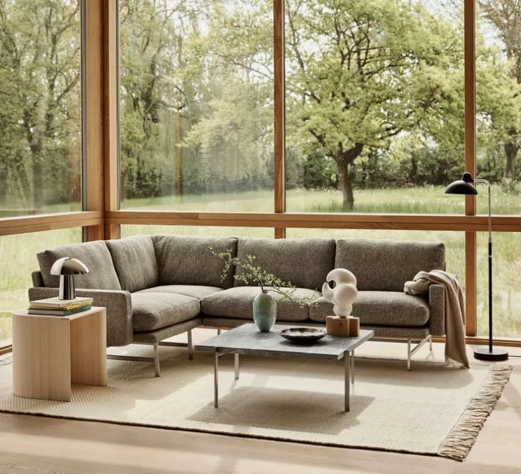 Lampadaire, Kaiser 6580-F, noir mat, L22,5cm, H135cm - Fritz Hansen