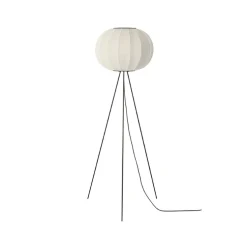 Lampadaire, Knit Wit, floor high, blanc perle, Ø60cm, H175cm - Made by Hand
