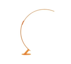 Lampadaire, Kyudo, orange, LED, 2700k, 4200lm, L42cm, H212cm - KDLN