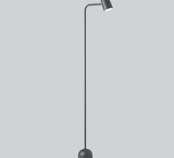 Lampadaire, Lampadaire Buddy, gris, L12,2cm, H130cm - Northern