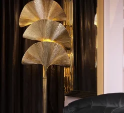 Lampadaire, Las palmas, laiton, Ø80cm, H197cm - Eichholtz