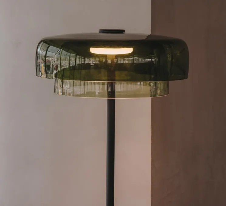 Lampadaire, Levels, 2 bodies, Vert, LED, dim, 2700-3000-4000K, 750 lm, Ø42cm, H145cm - LEDS C4