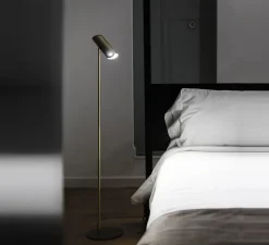 Lampadaire, liseuse, LINK, bronze, L20cm, H110cm - Faro