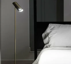 Lampadaire, liseuse, LINK, bronze, L20cm, H110cm - Faro