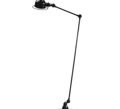 Lampadaire, Loft D1240, 2 bras, noir, Ø33cm, H160cm - Jieldé