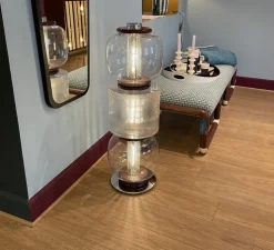 Lampadaire, Loulou 3 modules, Aubergine, Ø34cm, H101cm - Sarah Lavoine