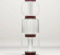 Lampadaire, Loulou 3 modules, Aubergine, Ø34cm, H101cm - Sarah Lavoine