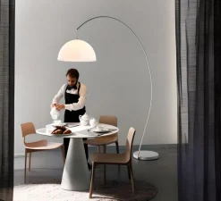 Lampadaire, L002T/BA, blanc, Ø52cm, H235cm - Pedrali
