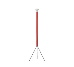 Lampadaire, Luminator, rouge, Ø60cm, H189cm - Flos