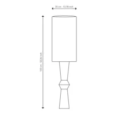 Lampadaire, Marie-Ann, terracotta, Ø35cm, H133cm - Serax