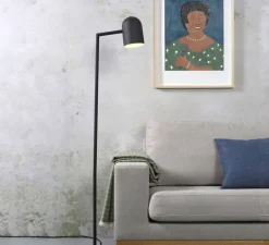 Lampadaire, Marseille, noir, L135cm, H141cm - It's about Romi