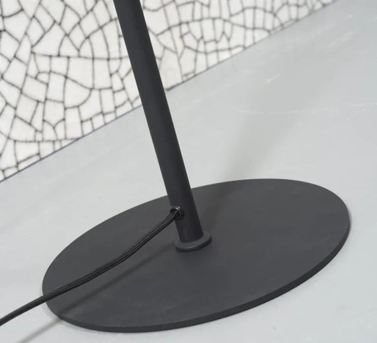 Lampadaire, Marseille, noir, L135cm, H141cm - It's about Romi
