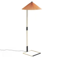Lampadaire, Matin, orange pêche, LED, dim, 2600K, 420 lm, L50cm, H129cm - HAY