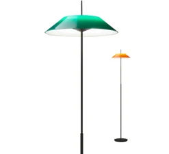 Lampadaire, Mayfair, orange, LED, 2700K, 484lm, Ø30cm, H147cm - Vibia