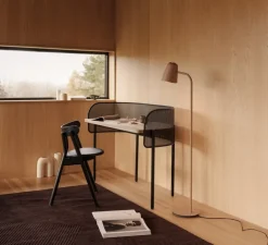 Lampadaire, Me, beige chaud, LED, dim, 3000k, 1200lm, L25cm, H135cm - Northern